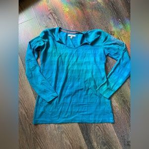 BURBERRY LONDON Teal Long Sleeve Shirt